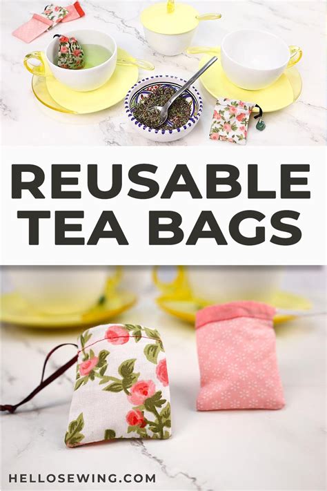 how to make fake tea bags|homemade reusable tea bags.